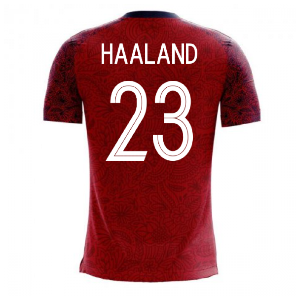 Norway 2025-2026 Home Concept Football Kit (Airo) (HAALAND 23)