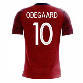 Norway 2023-2024 Home Concept Football Kit (Airo) (ODEGAARD 10)