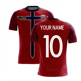 Norway 2023-2024 Home Concept Football Kit (Airo) (Your Name)