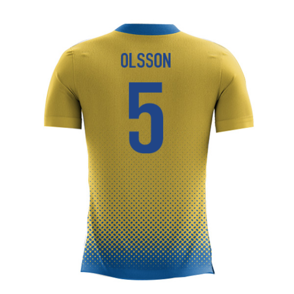 2025-2026 Sweden Airo Concept Home Shirt (Olsson 5)