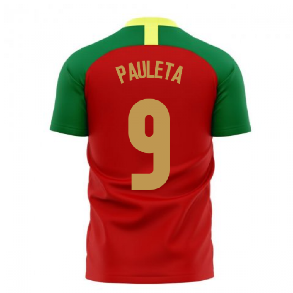 Portugal 2025-2026 Home Concept Football Kit (Airo) (PAULETA 9)
