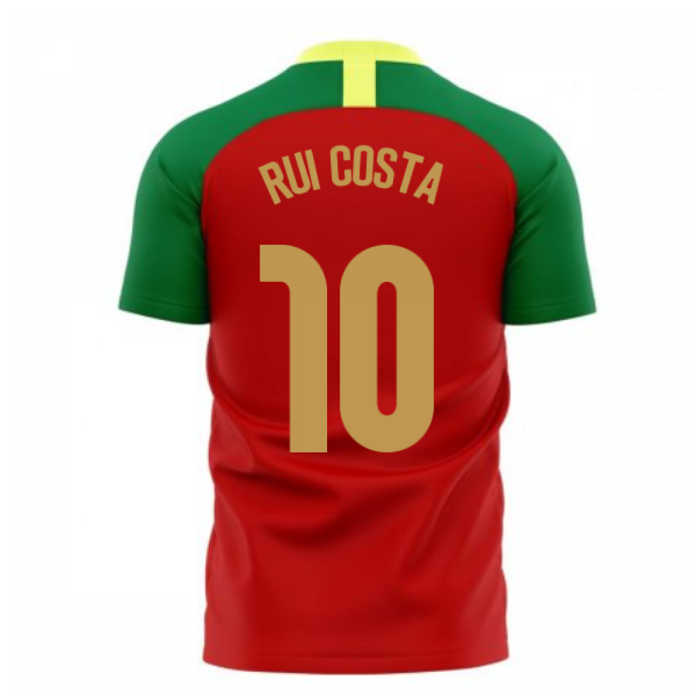 Portugal 2023-2024 Home Concept Football Kit (Airo) (RUI COSTA 10)