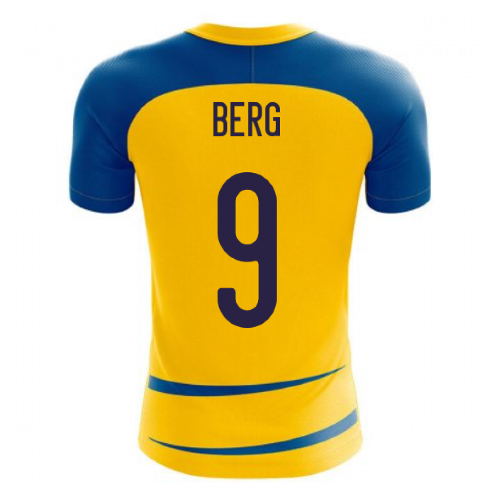 Sweden 2025-2026 Home Concept Football Kit (Airo) (BERG 9)