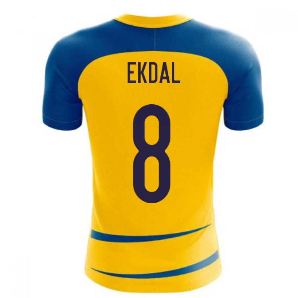 Sweden 2025-2026 Home Concept Football Kit (Airo) (EKDAL 8)