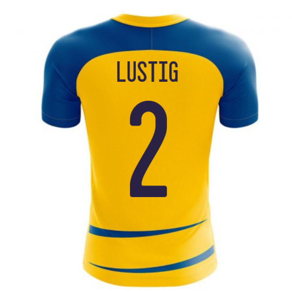 Sweden 2025-2026 Home Concept Football Kit (Airo) (LUSTIG 2)