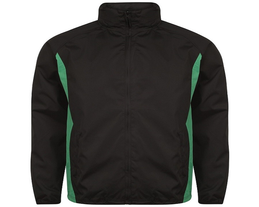 Image of Airosportswear Tracksuit Top/ Shower Jackets Black/Amber