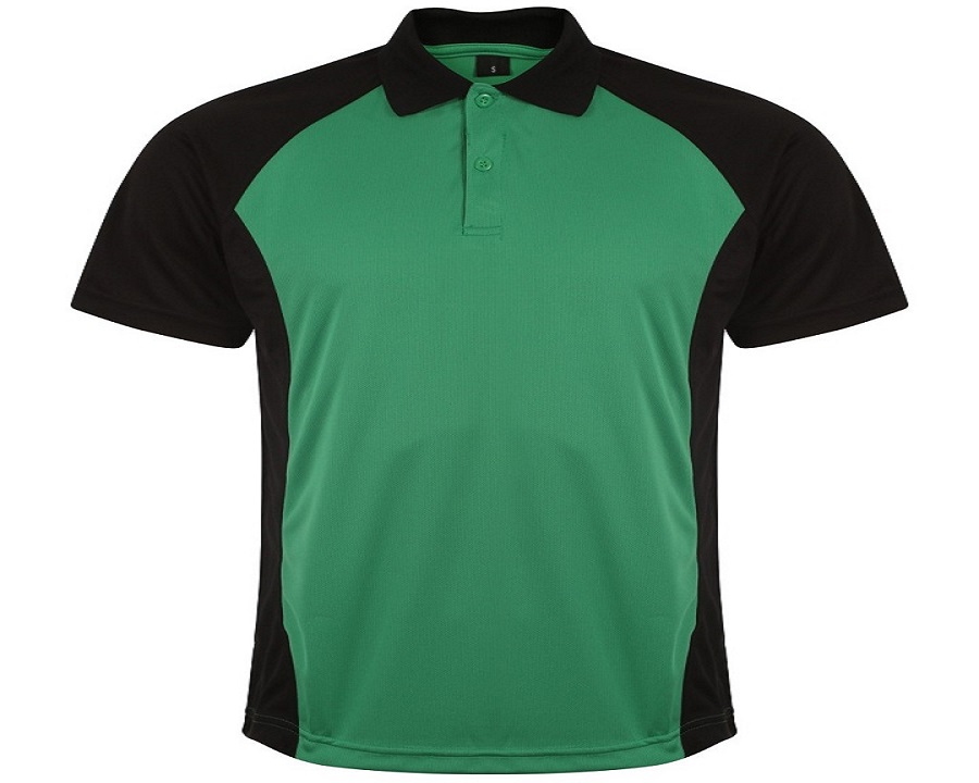 Image of Airosportswear Matchday Polo Black/Amber