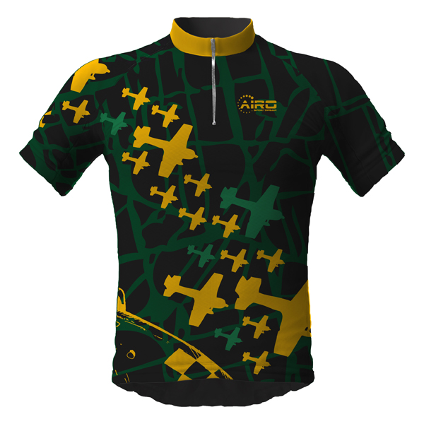Image of Red Lightning Cycling Jersey